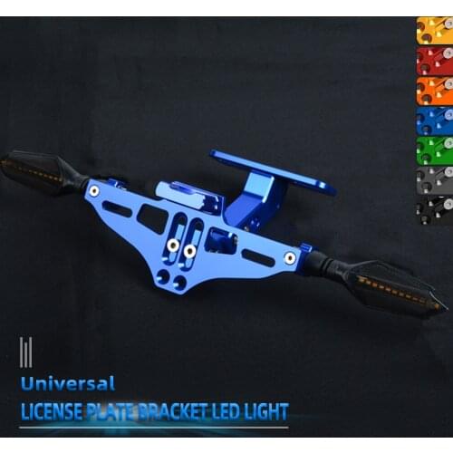 Motorbike License Plate Bracket Licence Registration Holder FOR SUZUKI GSR400 GSR600 GSR750 B-KING1300 GSX1400 GSF650 GSF1200 GF