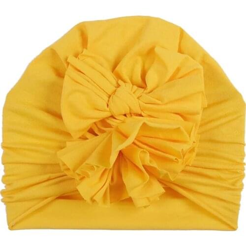 Newborn Soft Indian Hat Spring and Autumn Bay Elastic Caps Flower Baby Hat Princess Hat Childrens Headdress Accessories