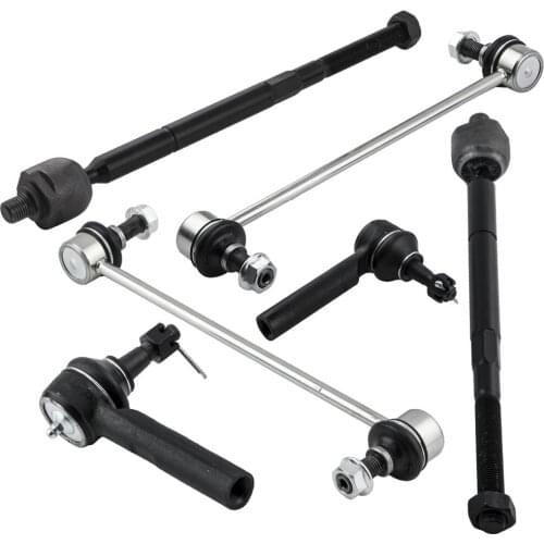 Tie Rod End Inner Outer Kit w/ Sway Bar Links LH RH for DODGE JOURNEY 2009 2010 2011 2012 2013 2014 2015 All Models