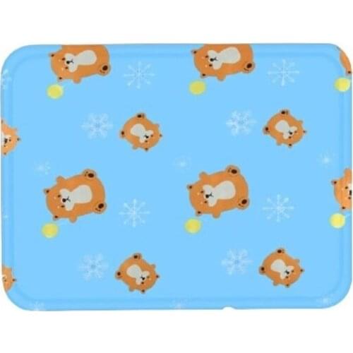 Pet Dog Cooling Mat Not Toxic Ice Pad Washable Summer Pets Self Cats Estera De Enfriamiento Para Perr