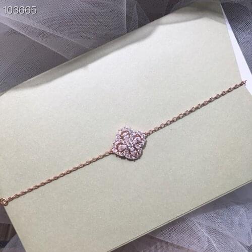 Luxury classic flower Popular brand wave Bracelet high quality zircon inlaid gold luxury bracelet fashion womens gift Bracelet