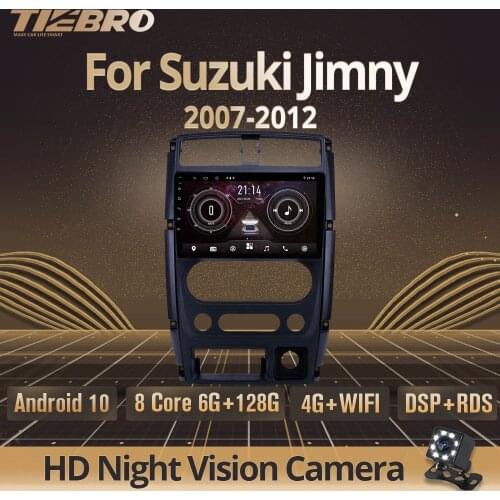 TIEBRO 2Din Android10.0 Car Radio For Suzuki Jimny 2007-2012 GPS Navigation Stereo Receiver Auto Radio DSP Car Multimedia Player