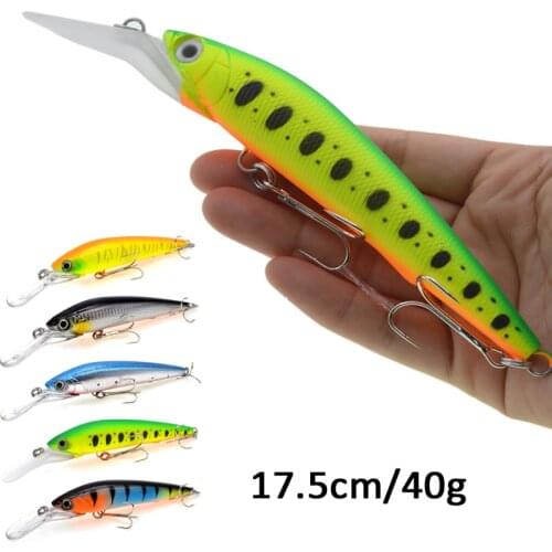 Jerkbaits Fishing lures Sinking Minnow Hard Bait High Quality Hard Baits Good Action Wobblers 17.5cm/40g