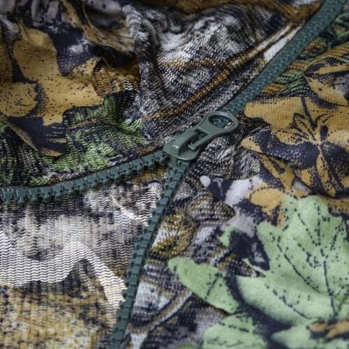 1 Set Hunting Clothes 3D Leaf Coat Trousers Camouflage Outdoor Jungle Watch Bird X3UA