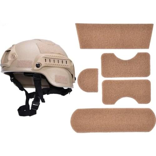 9pcs Tactical Helmet DIY Magic Sticker Helmet Tape Cover Helmet Accessories