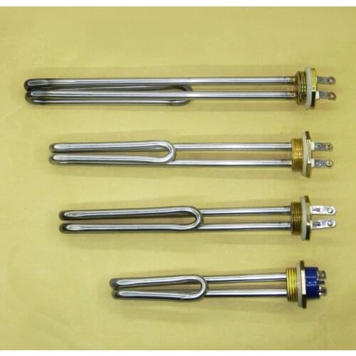 220V Stainless Steel 304 Electrical Element Booster for Water Heater DN25 1500W/2000W/3000W/4000W