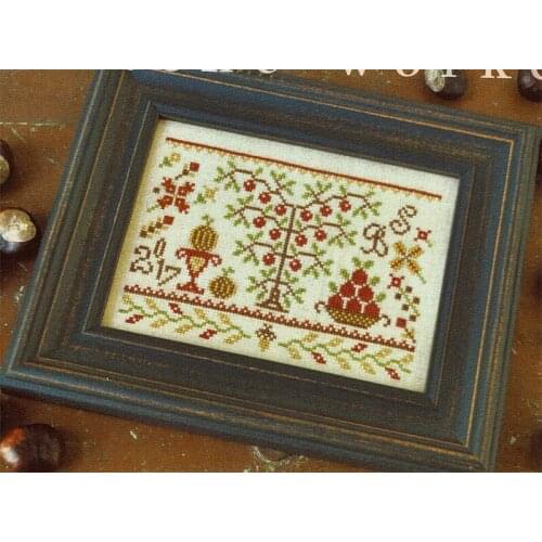 Hot Embroidery Fruitful Valley by Summer House Counted Cross Stitch Chart with 100% Cotton Floss & Free Shipping for Home Decor