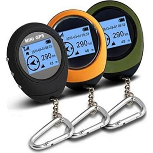 GPS Tracker Tracking Device Travel Portable Keychain Locator Pathfinding Motorcycle Vehicle Sport Handheld Keychain