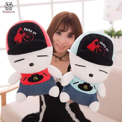 BOLAFYNIA Creative Cute Sports Couple Mashimaro plush toy children birthday Christmas gift stuffed toys