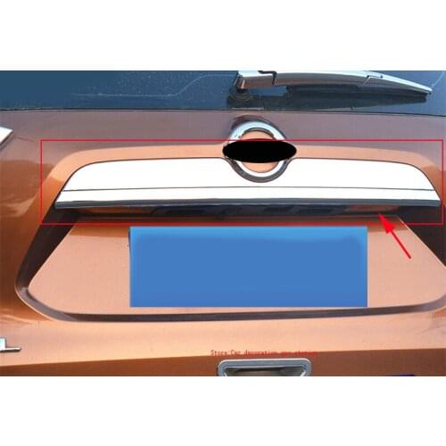 Stainless Steel Rear Trunk Lid Cover For Nissan X-Trail T32 X Trail Rogue 2014-2016 Tail Protector Trim Car Accessories
