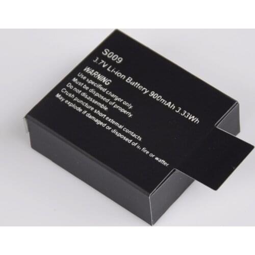 1-5pcs 3.7V rechargeable lithium polymer ion battery cell 900mah replace for SJCAM sports camera Go pro SJ4000 SJ5000 SJ6000