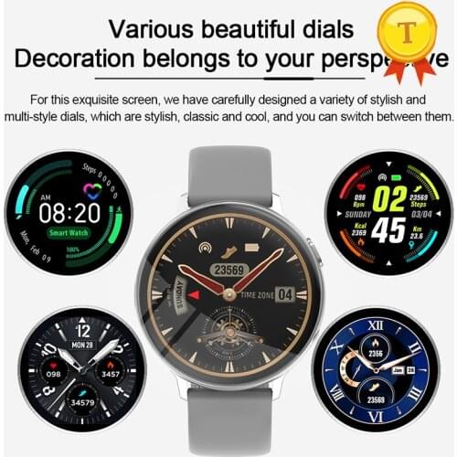 Best gift to husband Smart Watch Bluetooth Dial call Heart Rate Blood Pressure Wristwatch IP67 Waterproof Wireless Charging