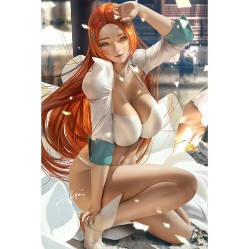 Cartoon Anime Girl Sexy Snow Loli Canvas Posters and Prints Custom Wall Art Hanging Pictures Home Decoration Paintings for Room