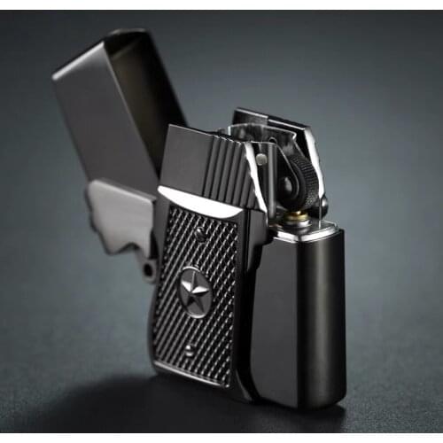 New Original Zorro Creative Kerosene Lighter Windproof Portable Fuel Grinding Wheel Cigarette Lighter Cigar Smoking Mens Gift