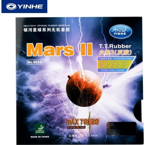 YINHE Galaxy Original Mars 2 Pips-in Table Tennis Rubber with Sponge Ping Pong Tenis De Mesa