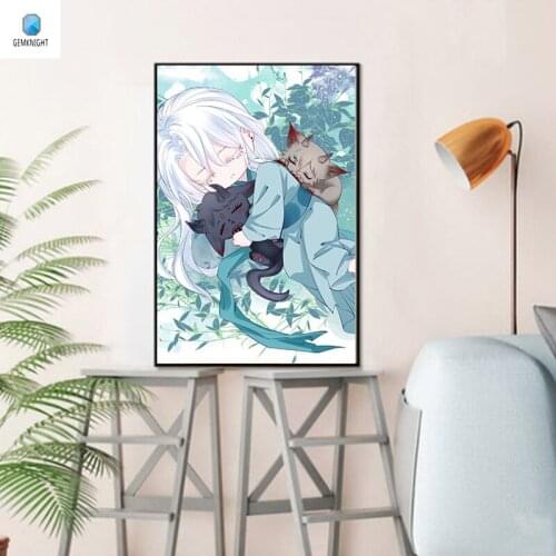 Coloring by numbers of modular painting Traditional Chinese anime posters digital paint by numbers for home decor