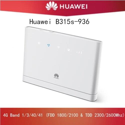 Unlocked HUAWEI B315s-608 CPE 150Mbps 4G LTE FDD Wireless Gateway Wifi Router With Antenna