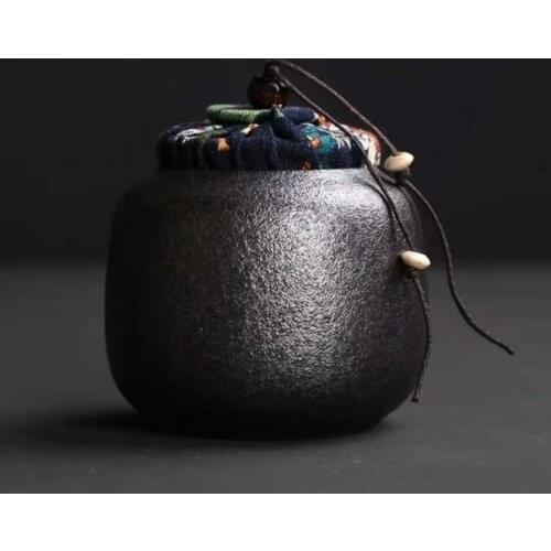 Storage tank teapot canned Pu'er stoneware oolong tea travel Tea Boxes Chinese porcelain ceramic tea caddy coffee canister