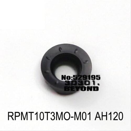Original RPMT RPMT10T3 RPMW1003 RPMT10T3MO-M01 RPMW1003MO-ZI AH120 Carbide Insert R5 Turning Tool Lathe Cutter Tools