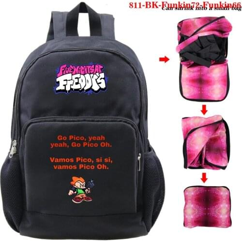 Friday Night Funkin Unisex Backpack School Bags Men Women Bagpack Outdoor Daypack for Teens Friday Night Funkin Printed Backpack