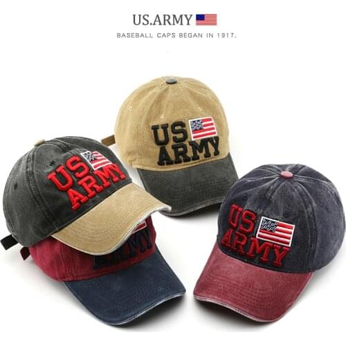 SLECKTON Fashion Baseball Cap for Men and Women Cotton Sun Caps Retro Hip Hop Snapback Hat USA Flag Embroidery Hats Unisex