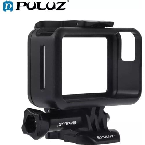 PULUZ Standard Border Frame ABS Protective Shell Cage for DJI Osmo Action Camera Vlog Cage& Buckle Basic Mount & Screw