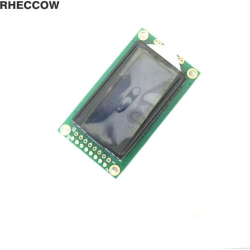 RHECCOW 5v 0802 8*2 0802 Character LCD Module Display LCM blue blacklight white character for raspberry pi