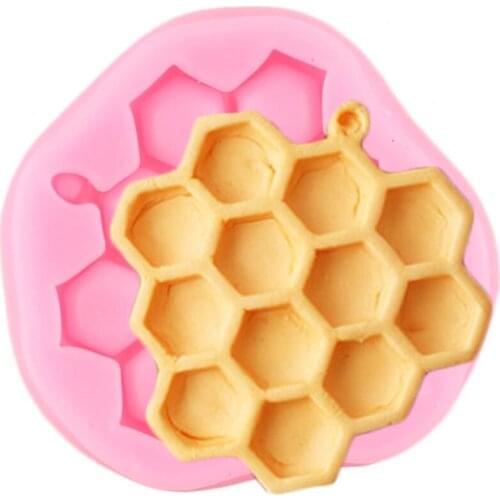 1PCS DIY Honeycomb Cakes Molds Silicone Mold Fondant Cake Chocolate Soap Candy Biscuit Sugar Mold Baking Kitchen Accessories