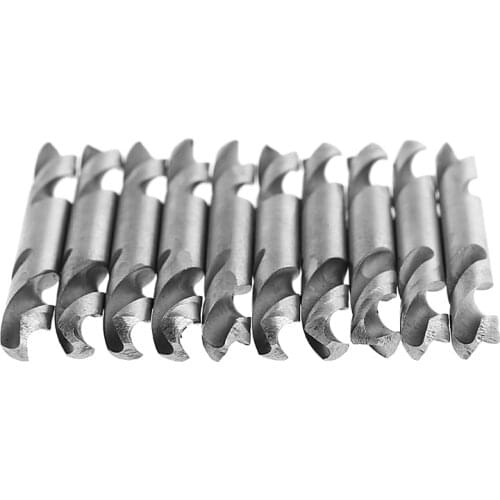 10Pcs/Set 5mm HSS Double Ended Spiral Torsion Drill Tools Drills 828 Promotion