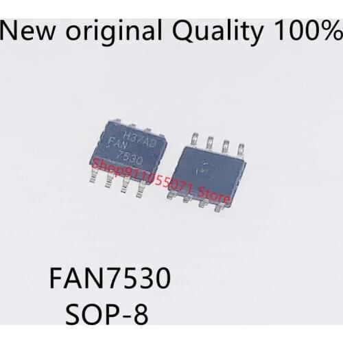 10PCS/LOT FAN7530 SOP-8 FAN7530MX 7530 SOP8 SOP Original In Stock