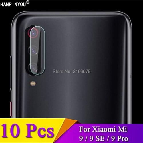 10 Pcs/Lot For Xiaomi Mi9 / Mi 9 SE / Mi 9 Pro Clear Rear Camera Lens Protective Protector Cover Soft Tempered Glass Film Guard