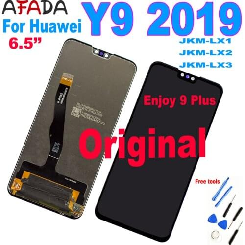 100% Original 6.5” For Huawei Y9 2019 LCD DIsplay Touch Screen Digitizer Assembly JKM-LX1 JKM-LX2 JKM-LX3 Replacement