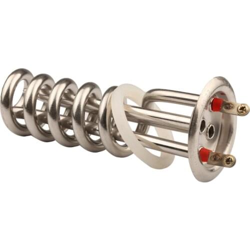 63mm cap 220v 3000w electric spiral heating element tube Spiral Distilling machine heating tube steam cleaner parts