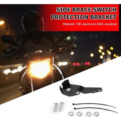 Aluminum Sidestand Guard Parts Personal Car Protector Cover Outdoor Accessories for BMW R1200GS LC / Adventure 14-17