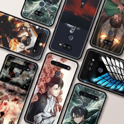 Anime Japanese attack on Titan Shockproof for LG K40 K40S K41S K50S K51S K61 G6 G7 G8 (ThinQ) Q51 Q60 Q61 Q70 Phone Soft Case