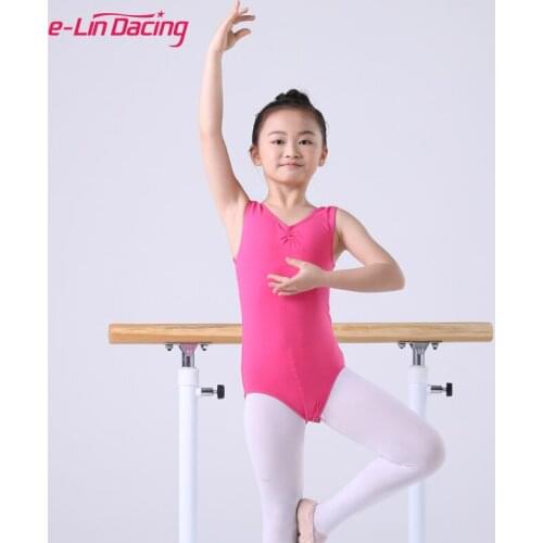 Ballet Leotard Vest For Kids Professional Artistic Gymnastic Bodysuit Girls Dancewear Practice Leotard Children Stage Costume