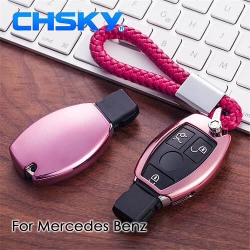 CHSKY TPU For mercedes key cover Case For mercedes benz w212 W210 A B C E S Class Car key cover keychain for benz accessories