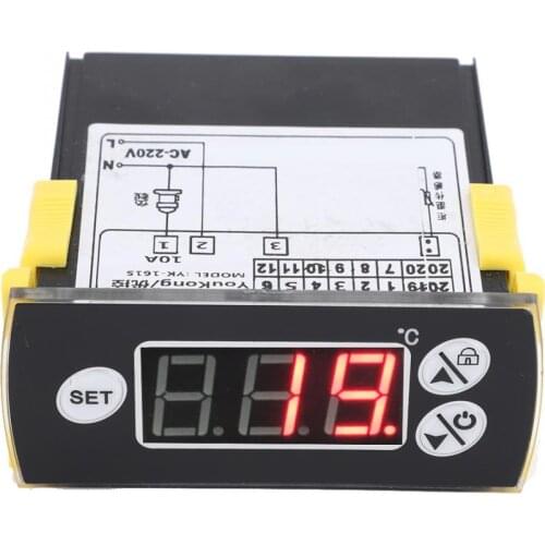 Electronic LED Digital Microcomputer Temperature Controller High Precision Incubator Heating Cooling Thermostat Measuring Meter