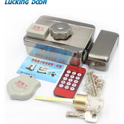 DC 12V Electronic RFID Door Gate Lock Smart Electric Strike Lock Magnetic Induction Door Entry Access Control System