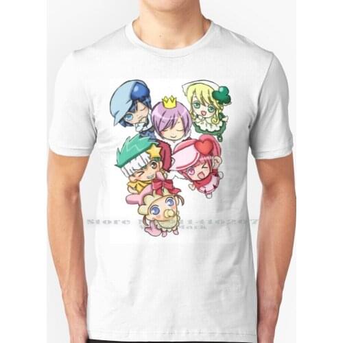 Charas T Shirt 100% Pure Cotton Shugo Chara Guardian Character Ran Miki Suu Kisekii
