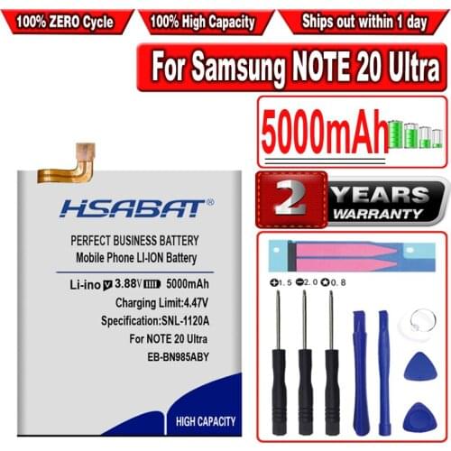 HSABAT 5000mAh EB-BN985ABY Battery for Samsung Note 20 Ultra Note20 Ultra