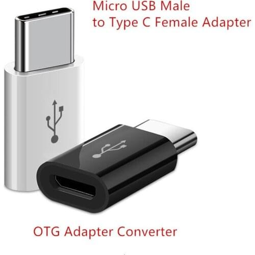 Micro USB Cable To Type-C Adapter Converter Connector Phone Tablet Charging Connector OTG Adapter for Type-C Phone Accessories