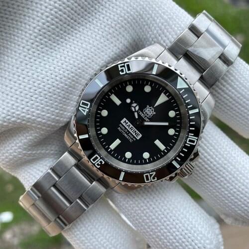 SD1954 Classic Retro Mechanical Watches STEELDIVE Design Swiss Blue Luminous Sapphire Mirror 200M Waterproof Mens Diving Watch