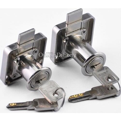 Brand New 6PCS Drawer Cam Locks with 2 Keys For Cabinet Office Wardrobe Cupboard Keys Alike/Keys Different