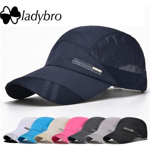 Ladybro Summer Hat Letter Breathable Baseball Cap Men Women Mesh Cap Outdoor Sport Hat Cap Snapback Bone Female Male