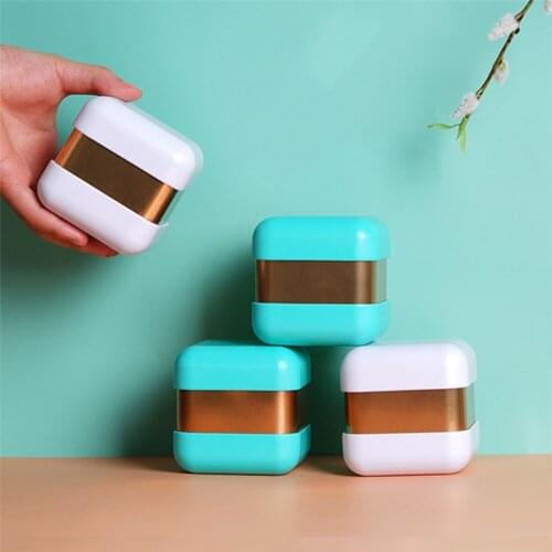 Metal Tinplate Box Small Christmas Gift Packaging Mini Square Tin Cases Little Collectible Boxes