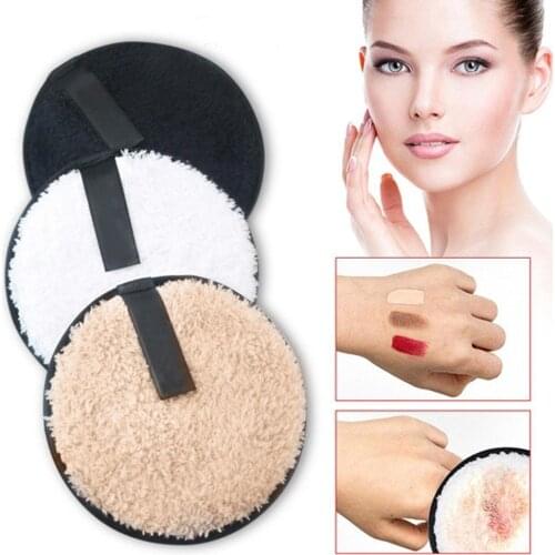 Soft Sponge Magic Makeup Remover Powder Puff Deep Cleaning Microfiber Cloth Pad