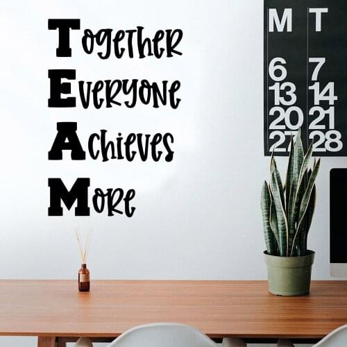 Beauty Team Sentence Wall Art Decal Wall Art Sticker Murals Nursery Room Decor Bedroom Nursery Decoration