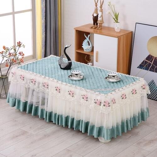Noblelightrain Lace Tablecloths On The Table
