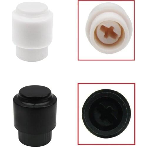 NEW 20pcs Vintage Guitar Switch Tips 3 Way Pickup Selector Switch Knobs Caps Fits TL Style Guitar Parts,Black/White Choose